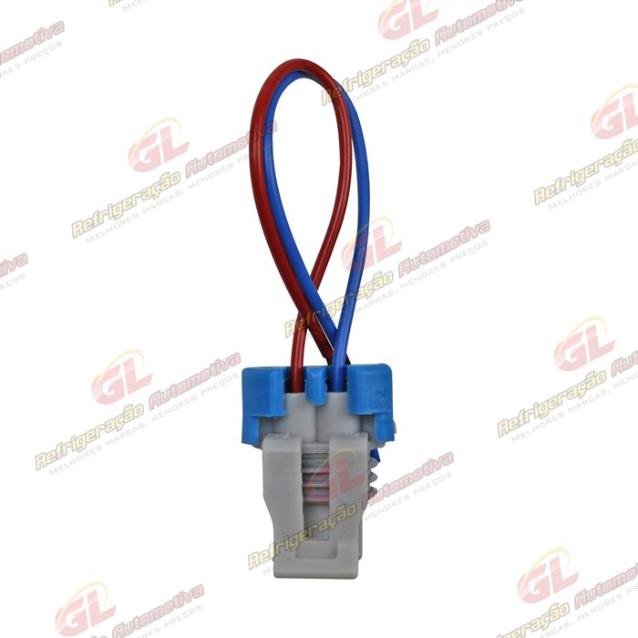 Chicote Conector 2 Vias Magnético Compressor CVC Denso/ Delphi/ Mahle/ Fiat Palio Fire/ Uno Fire/ Doblo/ Mobi 2014>/ Punto/ Chevrolet Astra/ Vectra/ Celta/ Prisma/ Corsa/ Montana/ S10 — foto 2