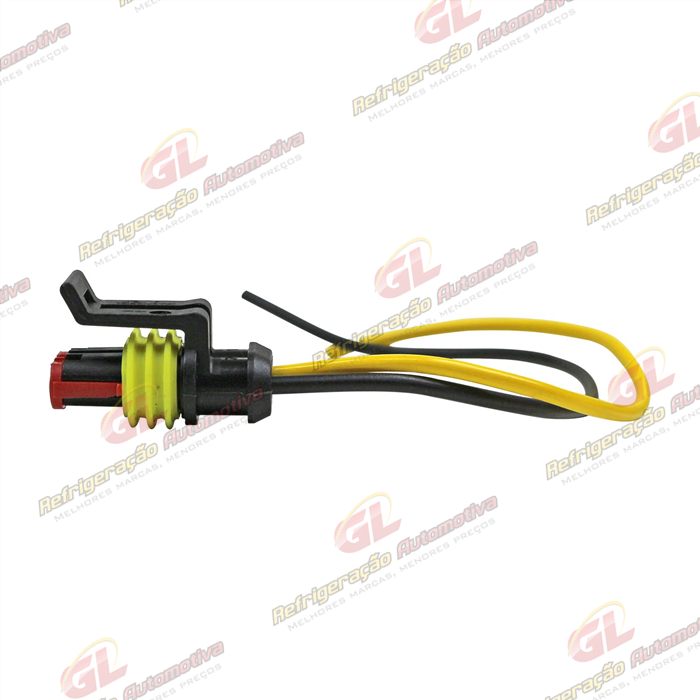 Chicote Conector 2 Vias Magnético Compressor CVC Denso/ Delphi/ Mahle Fiat Palio E.TorQ / Pressostato 2 Vias Chevrolet Silverado — foto 4