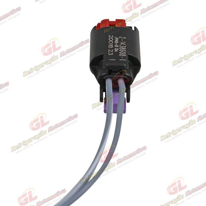 Chicote Conector 2 Vias Válvula Torre Eletrônica Compressor Mahle Fiat/ Jeep Renegade/ Compass/ Toro — foto 4