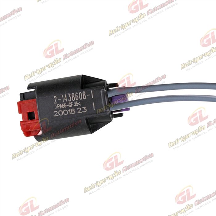 Chicote Conector 2 Vias Válvula Torre Eletrônica Compressor Mahle Fiat/ Jeep Renegade/ Compass/ Toro — foto 5