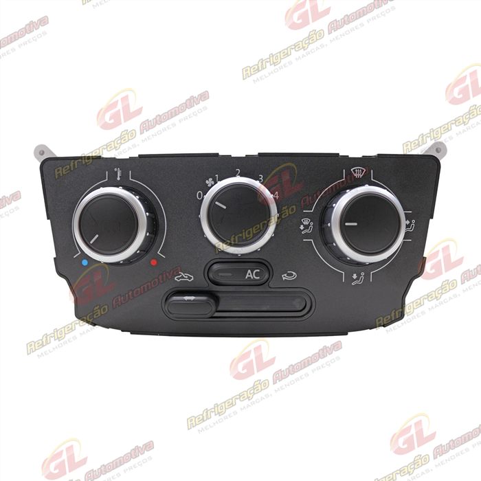 Painel Modelo Original de Controle do Ar Condicionado Volkswagen Gol G5 / Voyage - 12 Volts