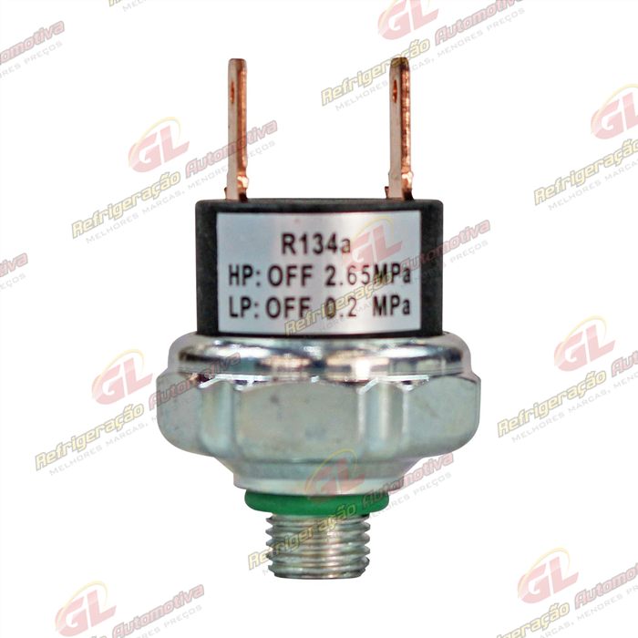 Pressostato Universal de Baixa R12 Macho HP: OFF 2.65 MPA / LP: OFF 0.2 MPA — foto 3