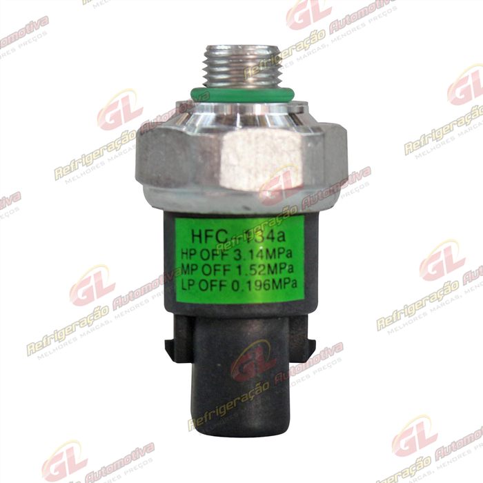 Pressostato Alta Toyota Corolla 1997 Até 2002/ Camry 1993 Até 1996/ Passeo 1994 Até 1995/ Rav4 1994 Até 2000/ SW4 1993 Até 1996 4 Vias Denso R134a BB OEM: 443.440-0010 — foto 3