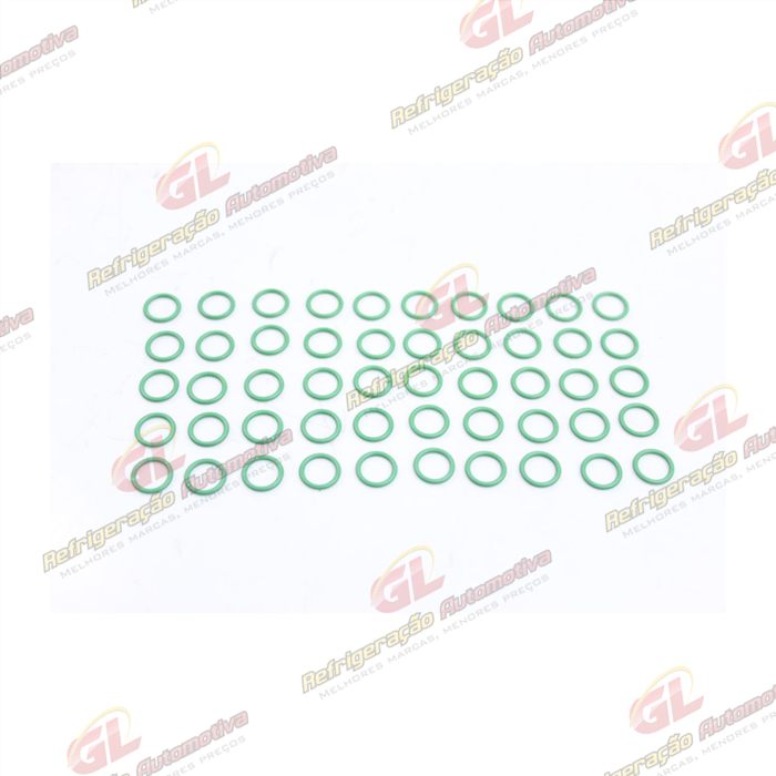 Anel O´ring 9,2x1,8mm HNBR verde R134a - Pacote 50 Pçs — foto 3
