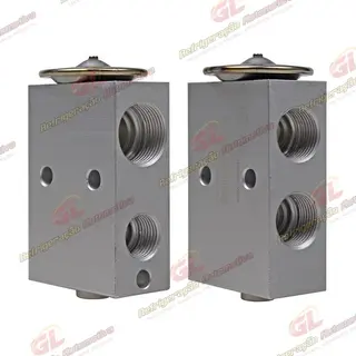 Válvula de Expansão Block 2.T Spheros R134a Motoniveladora New holland G170/ G170VP/ RG140/ RG170/ RG170.B/ RG200.B OEM: 32745700/ 75252027