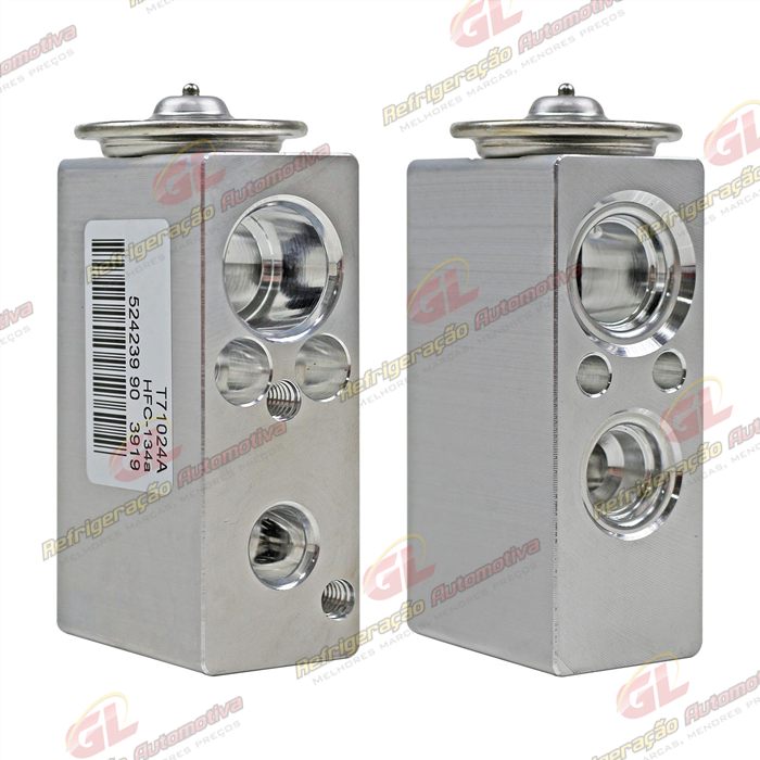 Válvula de Expansão VALEO Renault Master/Fluence/Sandero/Logan 2013>/ Fiat Uno 2010/ Palio 2012> Cronos/Argo 2013>/ Jeep Renegade 2013>/ Máquina Trator Case Patriot 250 a 350 Farmal 110A a 130A/ New Holland T4/T5 — foto 2