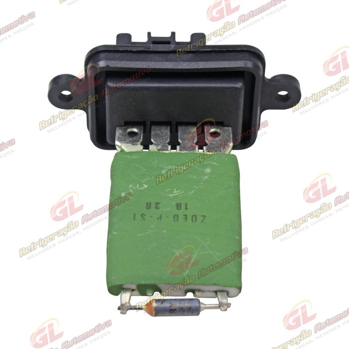 Resistência da Caixa Evaporadora Volkswagen Gol G2/G3/G4 Sem Ar Cond 3 Velocidades - 12 Volts — foto 5