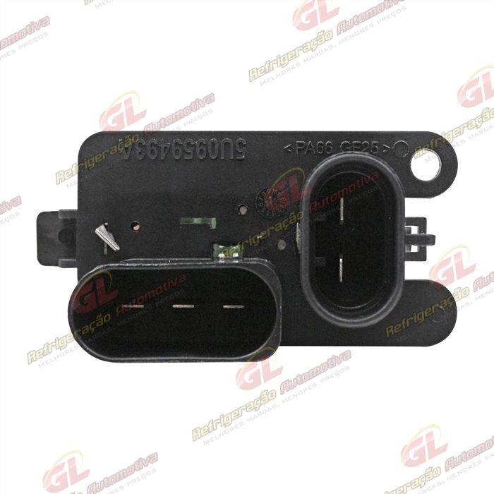 Resistência do Eletroventilador do Radiador Volkswagen Polo/ Gol G5/ Saveiro G5/ Voyage/ Fox 3 Pino Todos 2007> - 12 Volts OEM: 5U0959493 — foto 5
