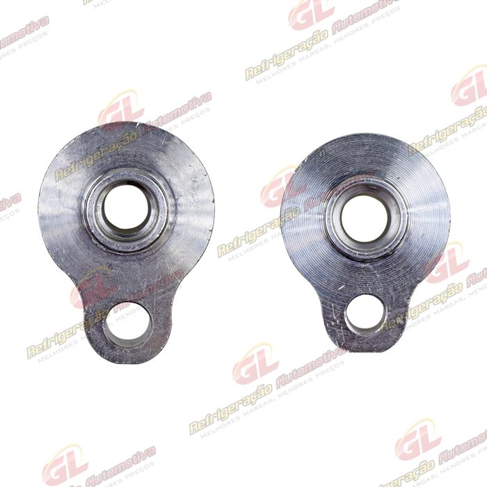 Conector Adaptador para Compressor 7H15 RC.600.053 Caminhão Volvo - Alumínio — foto 3