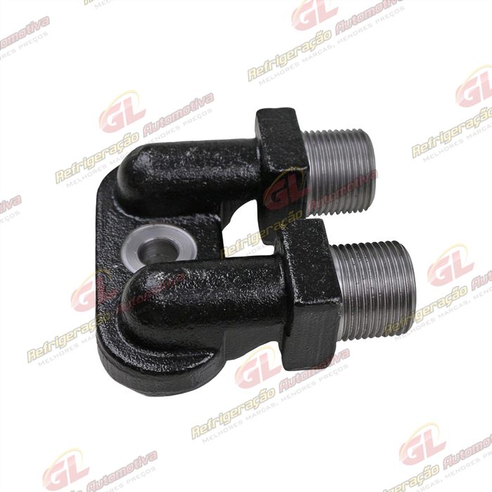 Conector Adaptador Vertical Compressor 7H15 1``x1`` - Aço — foto 2