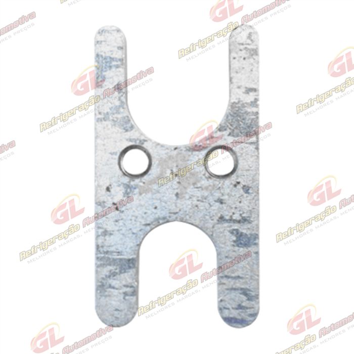 H de 2 Furos para Fixação Valvula Block Volkswagen Fox - Aço — foto 2