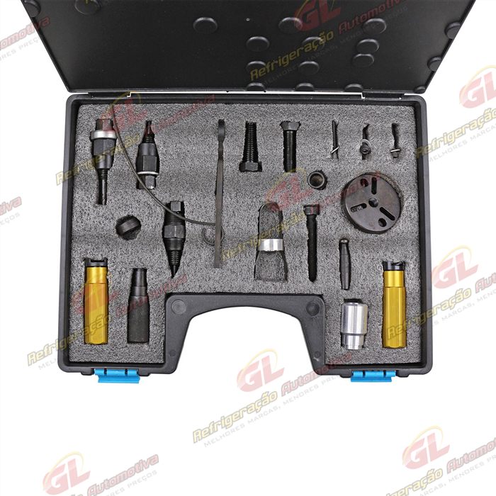 Caixa Ferramenta Saca e Instala Selo e Polia para Compressor Harrison Denso 6P148 York Sanden 507/508/510 — foto 6