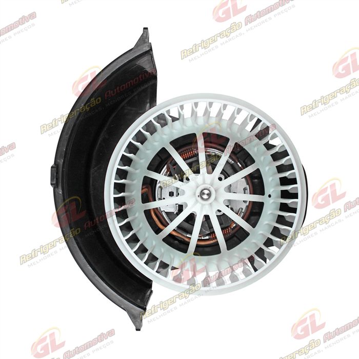 Ventilador da Caixa Evaporadora Volkswagen Amarok/ Touareg 2010 Até 2016/ Audi Q7 / Porsche Cayenne - 12 Volts OEM: 2H1820021A/ 2H1820021C — foto 2
