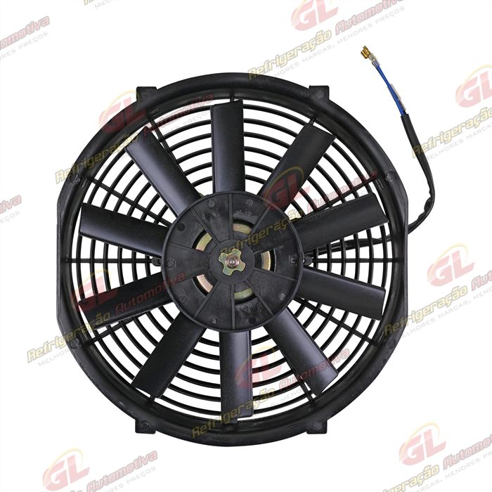 Eletroventilador Universal 10 Polegadas Pás Reta - 12 Volts — foto 2