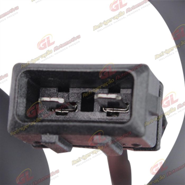 Eletroventilador do Radiador Volkswagen Gol G3 1.0 Turbo 1.6/ 1.8/ 2.0 1999> c/ Ar Condicionado 320mm - 12 Volts — foto 3