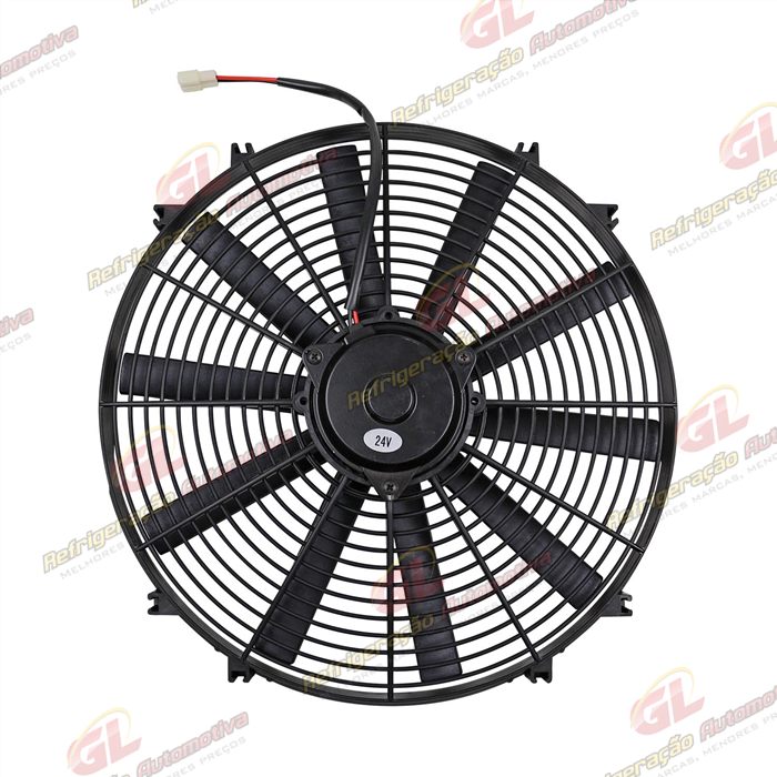 Eletroventilador Universal 16 Polegadas Pás Reta - 24 Volts
