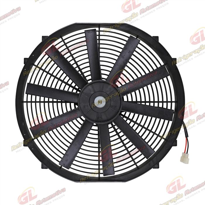 Eletroventilador Universal 16 Polegadas Pás Reta - 24 Volts — foto 2