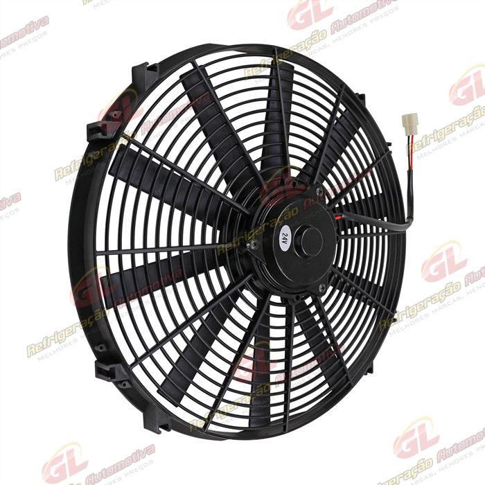Eletroventilador Universal 16 Polegadas Pás Reta - 24 Volts — foto 3