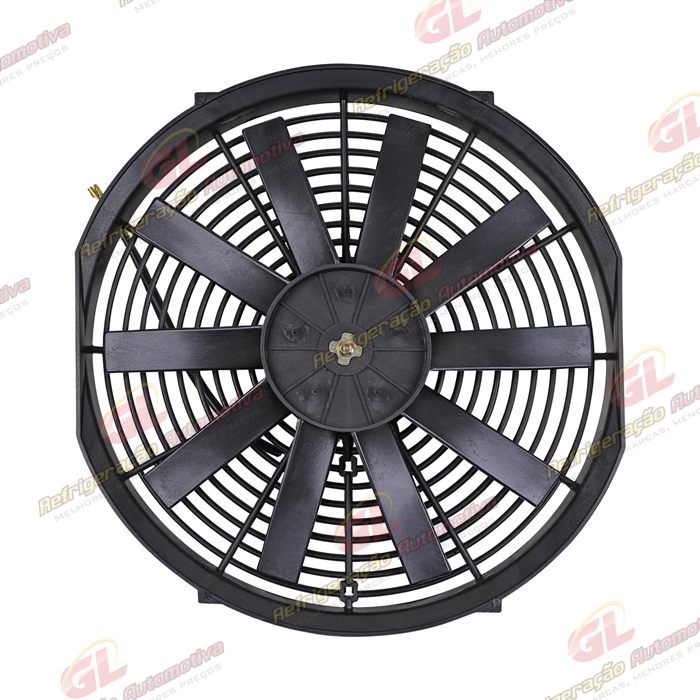 Eletroventilador Universal 14 Polegadas Pás Reta - 24 Volts - Qualidade BB — foto 2