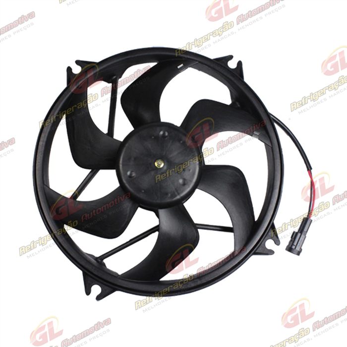 Eletroventilador do Radiador e Condensador Citroën C4 Pallas / Hatch 1.6 Todos - 12 Volts OEM: 1253K2