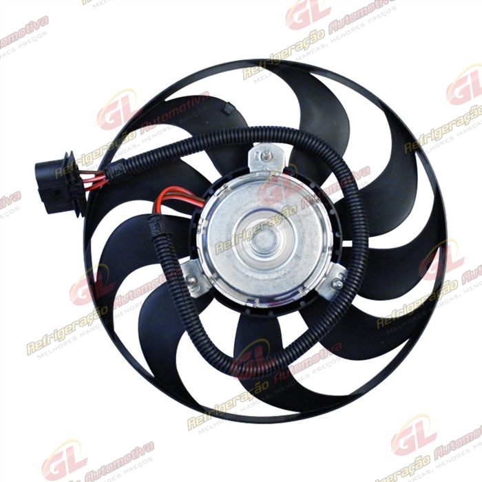 Eletroventilador Auxiliar do Radiador Volkswagen Golf 1.6/1.8/2.0 1999> / Audi A3 - 12 Volts Diametro 290mm — foto 2