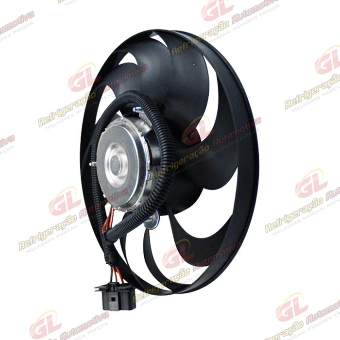 Eletroventilador Auxiliar do Radiador Volkswagen Golf 1.6/1.8/2.0 1999> / Audi A3 - 12 Volts Diametro 290mm — foto 3