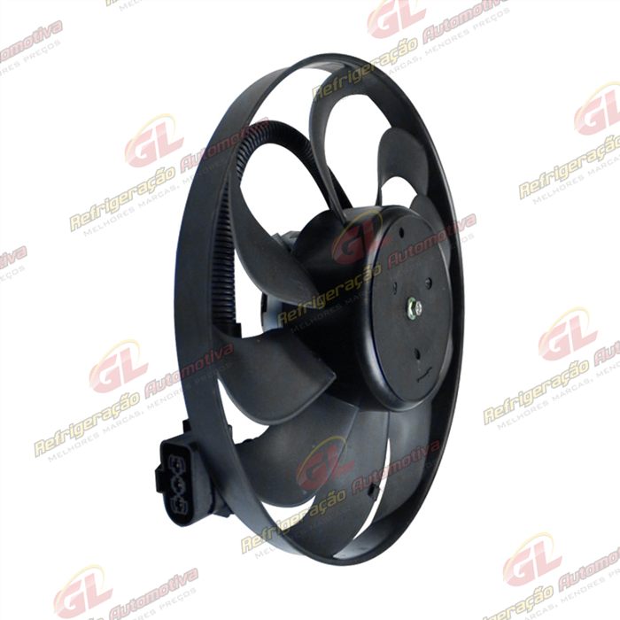 Eletroventilador Auxiliar do Radiador Volkswagen Golf 1.6/1.8/2.0 1999> / Audi A3 - 12 Volts Diametro 290mm — foto 4