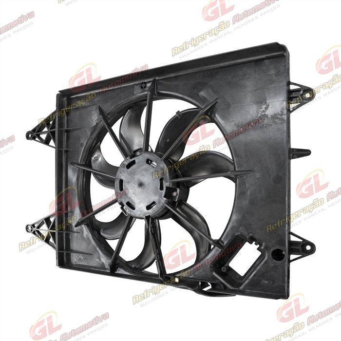 Eletroventilador do Radiador Volkswagen Polo/ Gol G5/ Saveiro G5/ Voyage/ Fox 3 Pinos Todos 2007> Importado - 12 Volts — foto 5