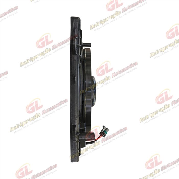 Eletroventilador do Radiador Volkswagen Polo/ Gol G5/ Saveiro G5/ Voyage/ Fox 3 Pinos Todos 2007> Importado - 12 Volts — foto 8