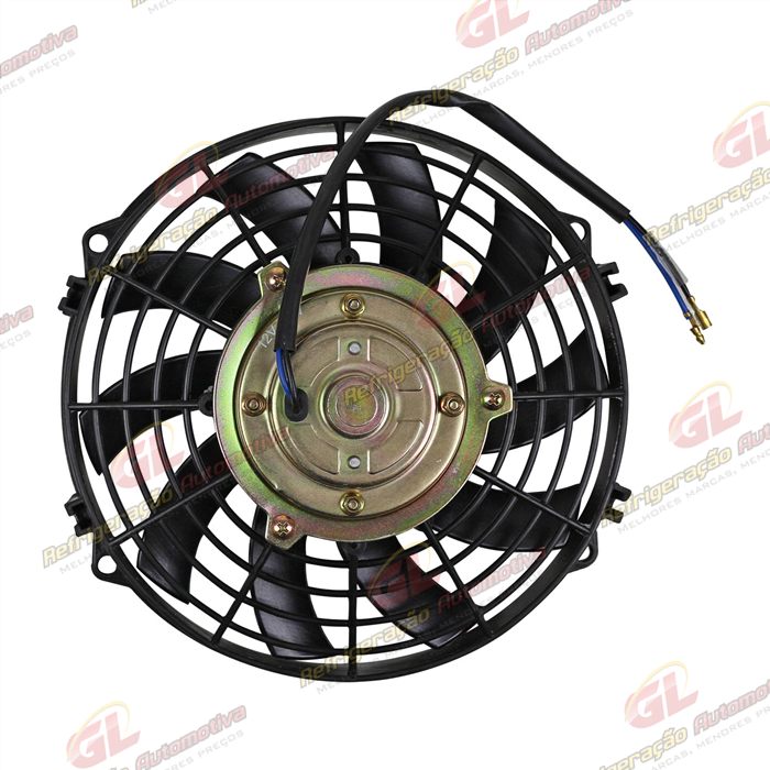 Eletroventilador Universal 9 Polegadas Pás em S - 12 Volts
