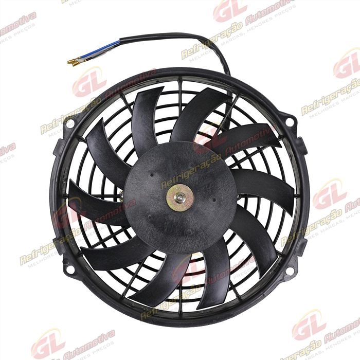 Eletroventilador Universal 9 Polegadas Pás em S - 12 Volts — foto 2
