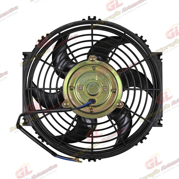 Eletroventilador Universal Soprante 10 Polegadas Pás em S - 12 Volts