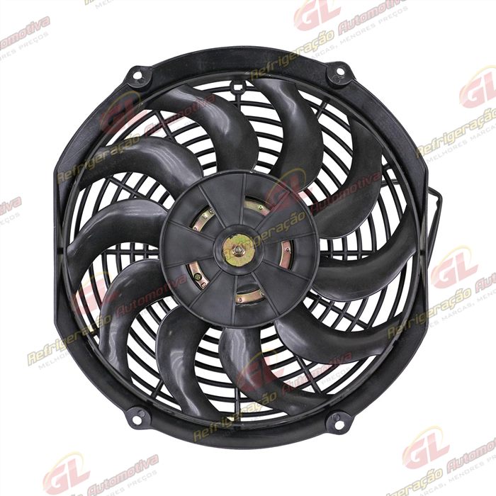 Eletroventilador Universal 12 Polegadas Pás em S - 12 Volts — foto 2