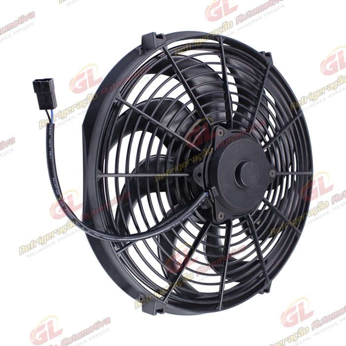 Eletroventilador Unipoint Universal Aspirante 14 Polegadas Pás em S - 12 Volts — foto 3