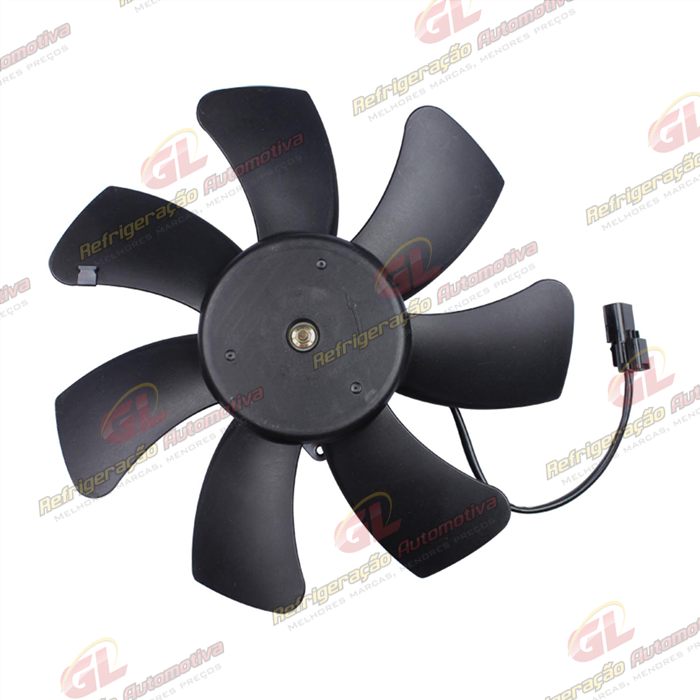 Eletroventilador do Condensador Honda City / Fit 2009> - 12 Volts OEM: 38616RB0003/ 38611RRAA01