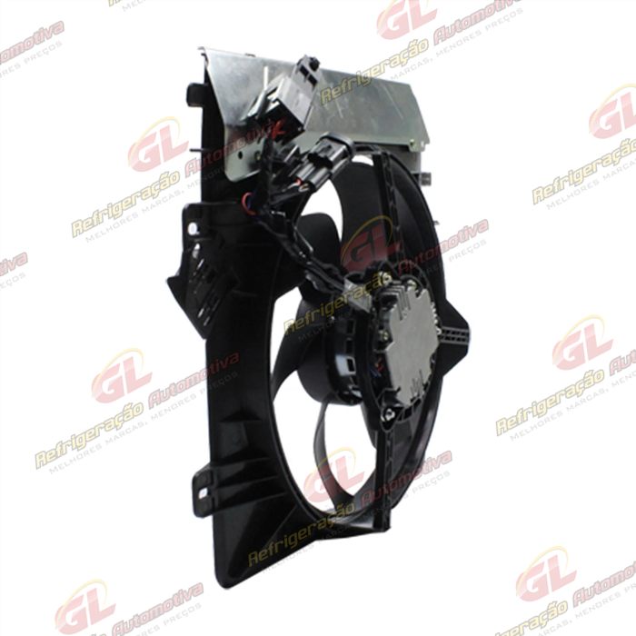 Eletroventilador do Radiador / Condensador Com Defletor Citroen C3 1.4/1.6 2003 Até 2007 Eletrônico Todos - 12 Volts OEM: 1253H3 — foto 4