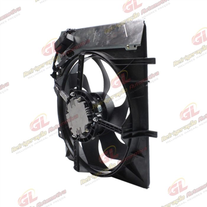 Eletroventilador do Radiador / Condensador Com Defletor Citroen C3 1.4/1.6 2003 Até 2007 Eletrônico Todos - 12 Volts OEM: 1253H3 — foto 5