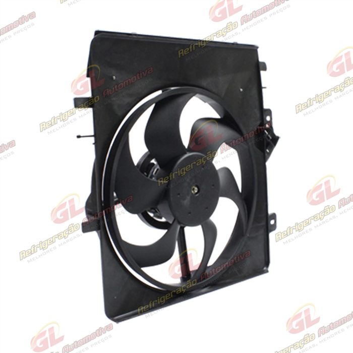Eletroventilador do Radiador / Condensador Com Defletor Citroen C3 1.4/1.6 2003 Até 2007 Eletrônico Todos - 12 Volts OEM: 1253H3 — foto 7