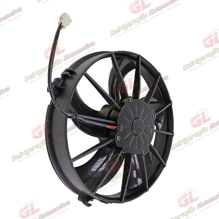 Eletroventilador Universal Soprante 12 Polegadas Perfil Alto Ônibus Spheros/ Thermo King/ Euroar/ VMG Aires 6500hrs - 24 Volts — foto 4