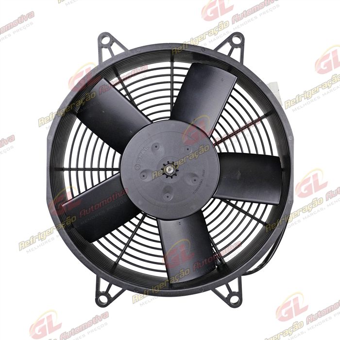 Eletroventilador Spal 10 Polegadas Aspirante Vans/ Carro Forte/ Máquina Agricola Caterpillar - 24 Volts Spal EV AS VA53-BP70L-39A — foto 2