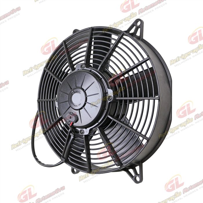 Eletroventilador Spal 10 Polegadas Aspirante Vans/ Carro Forte/ Máquina Agricola Caterpillar - 24 Volts Spal EV AS VA53-BP70L-39A — foto 3