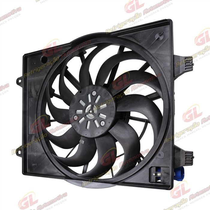 Eletroventilador do Radiador c/ Defletor Fiat Uno 1.0 Câmbio Manual 2017> - 12 Volts OEM: 565655346 — foto 5