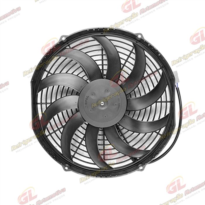 Eletroventilador Universal Spal Soprante 12 Polegadas Pás em S - 12 Volts OEM: VA10-AP50/C-61S — foto 2
