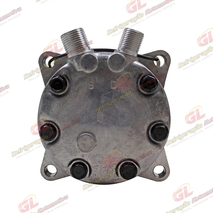 Compressor Modelo AA7H15AA 4627 Trator Uniport 2011> 8 Orelhas - 12 Volts Polia 2A 132mm R134a — foto 7