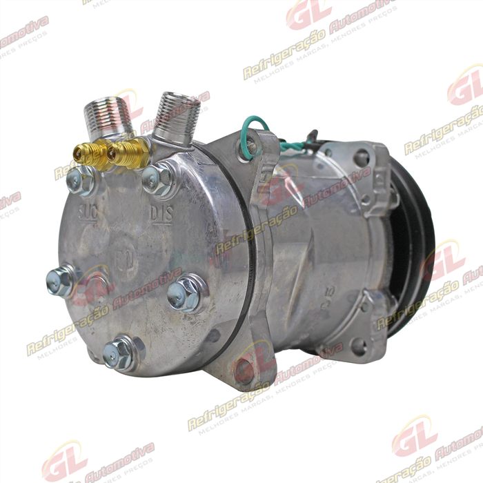 Compressor Modelo 5H14 Universal 8 Orelhas R134a - 24 Volts Polia 2A 132mm — foto 6