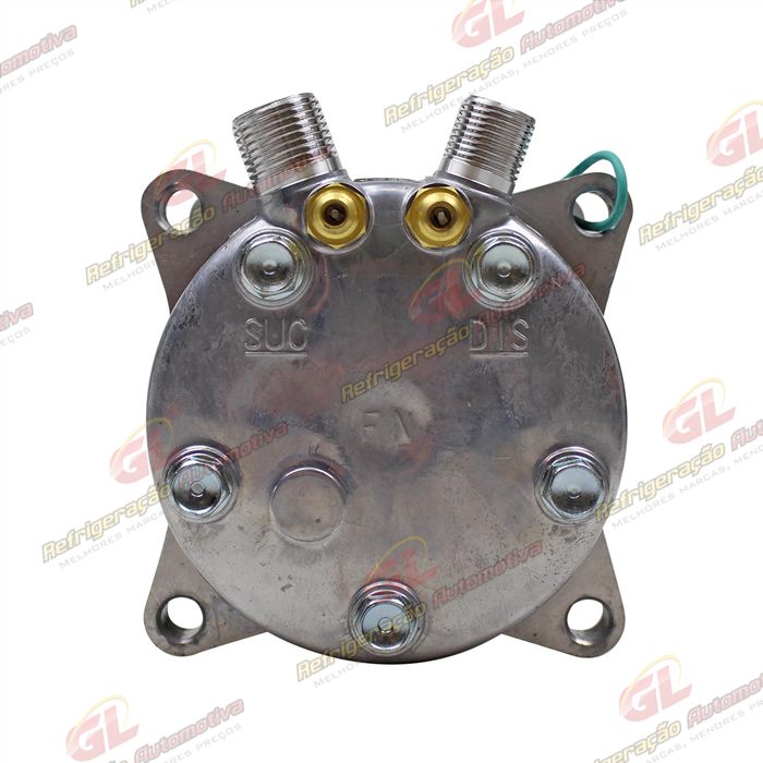 Compressor Modelo 5H14 Universal 8 Orelhas R134a - 24 Volts Polia 2A 132mm — foto 7