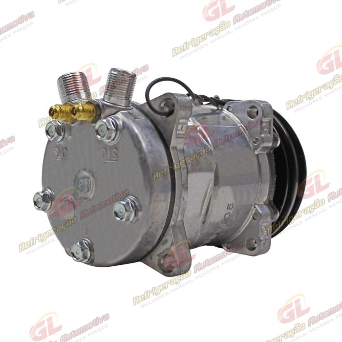 Compressor Modelo 5H14 8 Orelhas - 12 Volts Polia 2A 130mm Universal R134a — foto 6