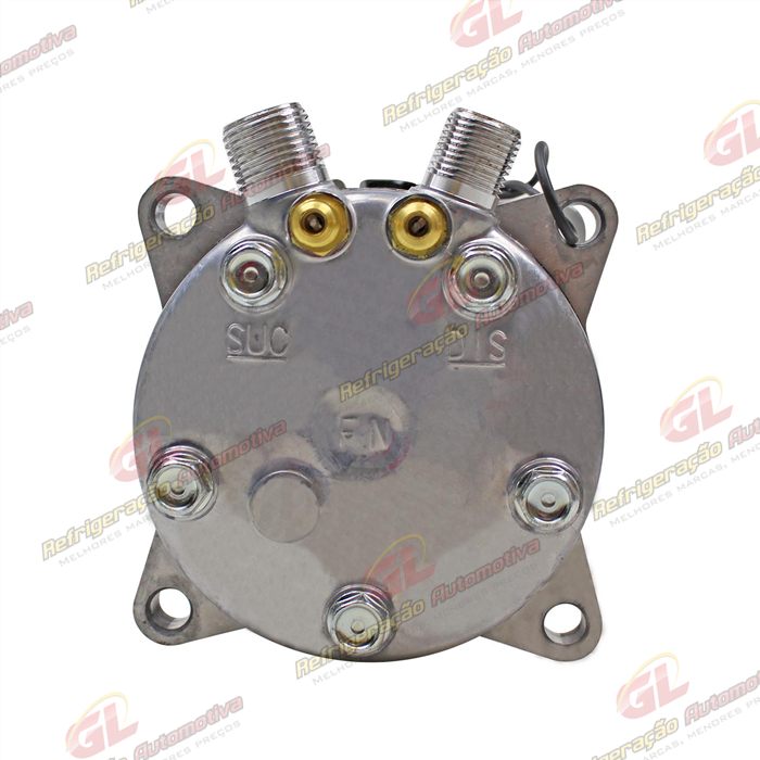 Compressor Modelo 5H14 8 Orelhas - 12 Volts Polia 2A 130mm Universal R134a — foto 7