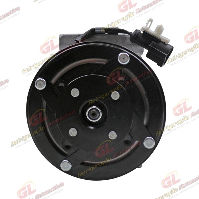 Compressor Ford F250 Motor MWM 10P15 R134a - 12 Volts Polia 6pk 125mm OEM: 2C35-19D629-AA — foto 3
