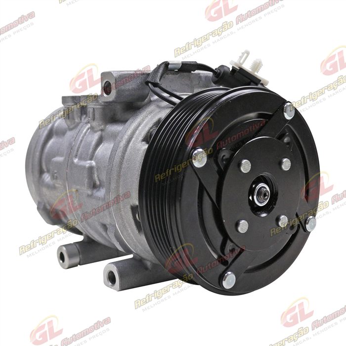 Compressor Ford F250 Motor MWM 10P15 R134a - 12 Volts Polia 6pk 125mm OEM: 2C35-19D629-AA — foto 4
